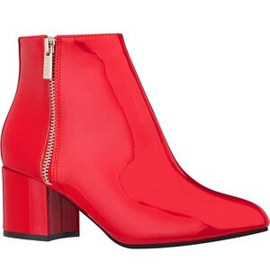 Illude red patent booties size 11. Brand new with box.
